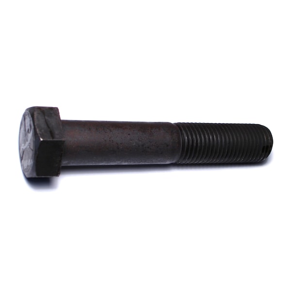 Midwest Fastener Grade 5, 1-1/4"-7 Hex Head Cap Screw, Zinc Plated Steel, 7 in L, 2 PK 07596 - main